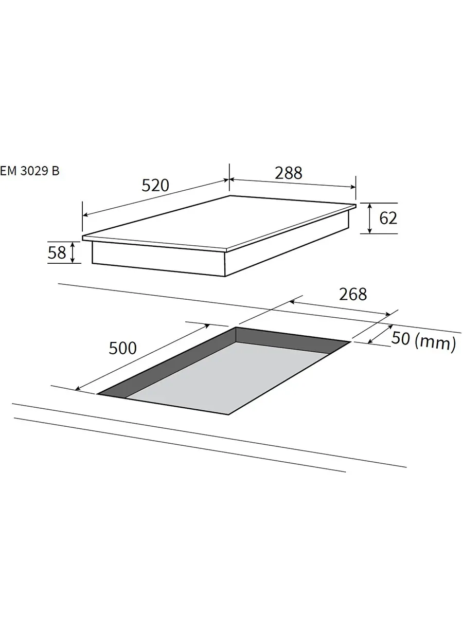 Варочная поверхность NORDFROST EM 3029 B