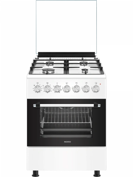 Плита газоэлектрическая NORD GE 6064 W.